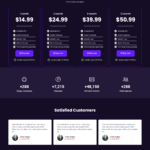 IPTV Template Purple Amazing